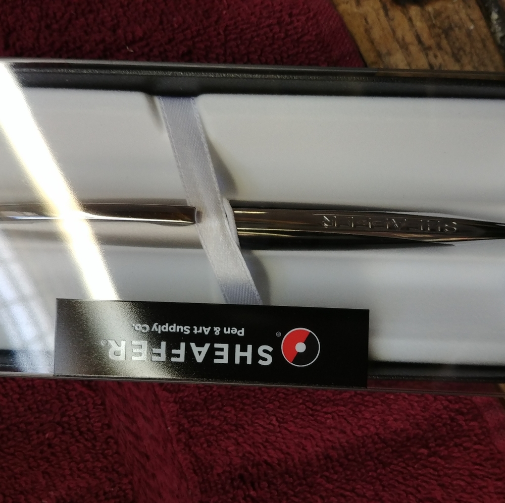 Sheaffer Taranis sleek chrome ballpoint pens